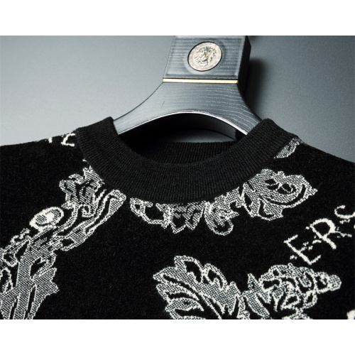 Replica Versace Sweaters Long Sleeved For Men #1246333 $48.00 USD for Wholesale