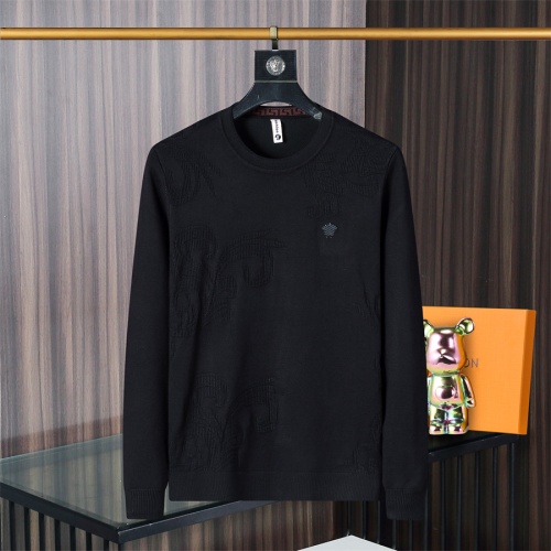 Wholesale Versace Sweaters Long Sleeved For Men #1246340 $42.00 USD, Wholesale Quality Replica Versace Sweaters