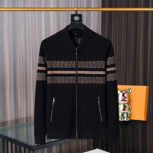 Wholesale Versace Sweaters Long Sleeved For Men #1246351 $56.00 USD, Wholesale Quality Replica Versace Sweaters