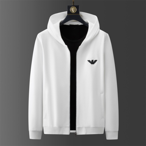 Replica Armani Tracksuits Long Sleeved For Men #1246366 $85.00 USD for Wholesale