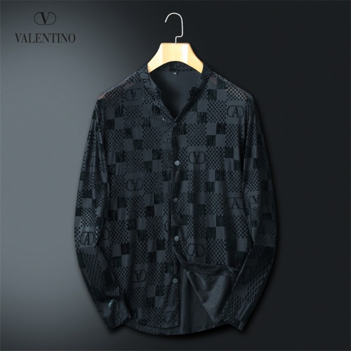 Wholesale Valentino Shirts Long Sleeved For Men #1246433 $56.00 USD, Wholesale Quality Replica Valentino Shirts