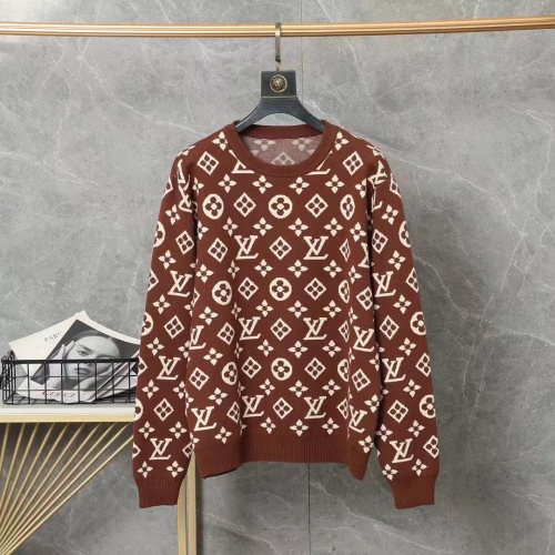 Wholesale Louis Vuitton LV Sweaters Long Sleeved For Men #1246442 $45.00 USD, Wholesale Quality Replica Louis Vuitton LV Sweaters