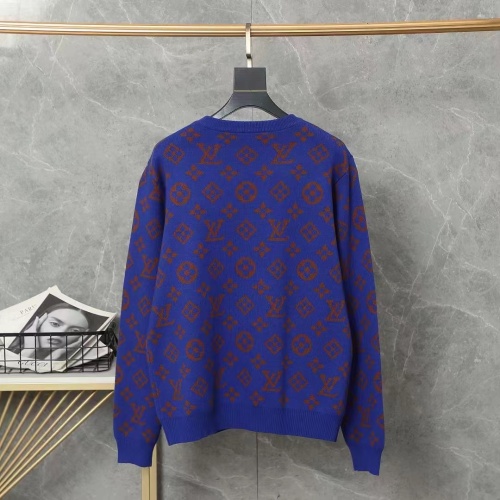 Replica Louis Vuitton LV Sweaters Long Sleeved For Men #1246443 $45.00 USD for Wholesale