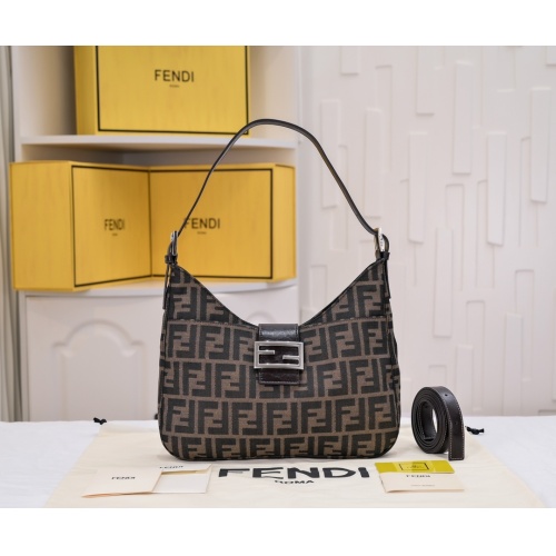 Wholesale Fendi AAA Quality Shoulder Bags For Women #1246516 $76.00 USD, Wholesale Quality Replica Fendi AAA Quality Shoulder Bags