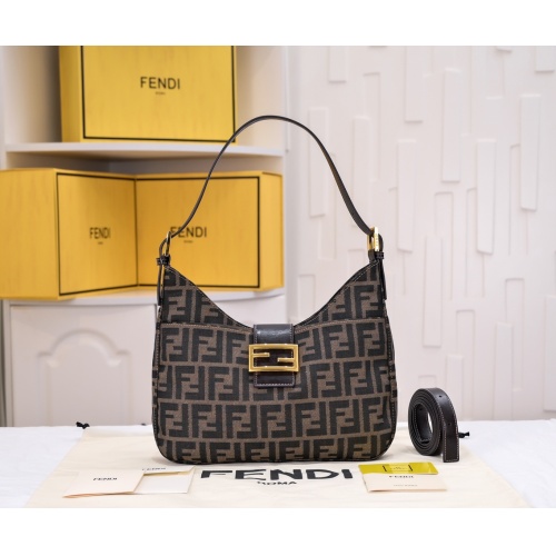 Wholesale Fendi AAA Quality Shoulder Bags For Women #1246517 $76.00 USD, Wholesale Quality Replica Fendi AAA Quality Shoulder Bags