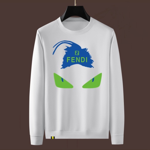 Wholesale Fendi Hoodies Long Sleeved For Men #1246521 $48.00 USD, Wholesale Quality Replica Fendi Hoodies