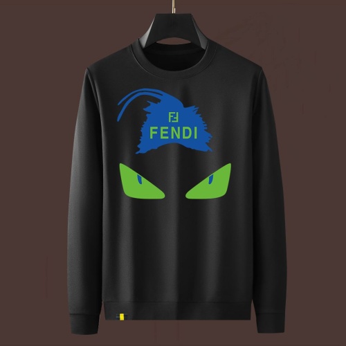 Wholesale Fendi Hoodies Long Sleeved For Men #1246522 $48.00 USD, Wholesale Quality Replica Fendi Hoodies