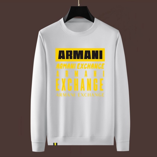 Wholesale Armani Hoodies Long Sleeved For Men #1246532 $48.00 USD, Wholesale Quality Replica Armani Hoodies