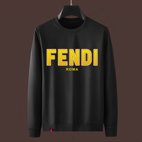 Wholesale Fendi Hoodies Long Sleeved For Men #1246547 $48.00 USD, Wholesale Quality Replica Fendi Hoodies