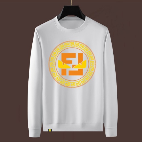 Wholesale Fendi Hoodies Long Sleeved For Men #1246573 $48.00 USD, Wholesale Quality Replica Fendi Hoodies