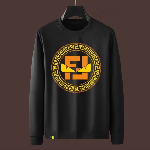 Wholesale Fendi Hoodies Long Sleeved For Men #1246574 $48.00 USD, Wholesale Quality Replica Fendi Hoodies