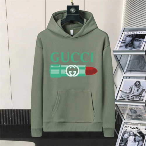 Wholesale Gucci Hoodies Long Sleeved For Men #1246642 $48.00 USD, Wholesale Quality Replica Gucci Hoodies