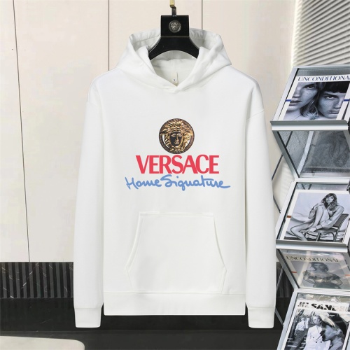 Wholesale Versace Hoodies Long Sleeved For Men #1246658 $48.00 USD, Wholesale Quality Replica Versace Hoodies