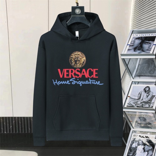 Wholesale Versace Hoodies Long Sleeved For Men #1246659 $48.00 USD, Wholesale Quality Replica Versace Hoodies