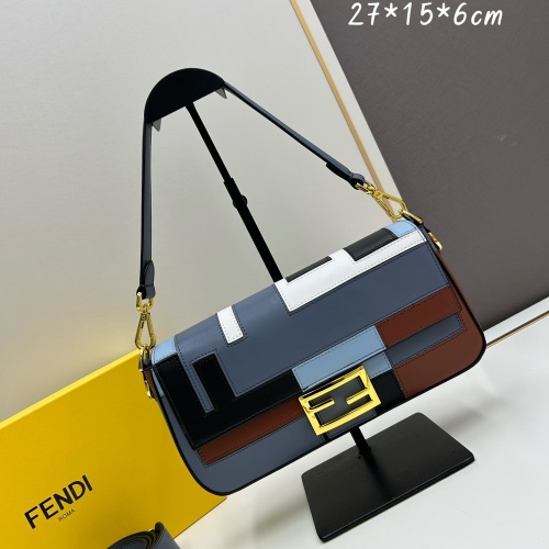 Wholesale Fendi AAA Quality Shoulder Bags For Women #1246668 $130.00 USD, Wholesale Quality Replica Fendi AAA Quality Shoulder Bags