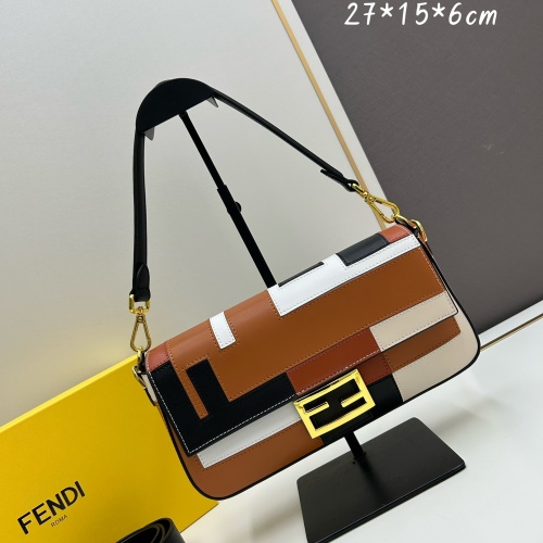 Wholesale Fendi AAA Quality Shoulder Bags For Women #1246669 $130.00 USD, Wholesale Quality Replica Fendi AAA Quality Shoulder Bags