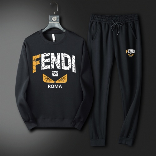 Wholesale Fendi Tracksuits Long Sleeved For Men #1246705 $72.00 USD, Wholesale Quality Replica Fendi Tracksuits