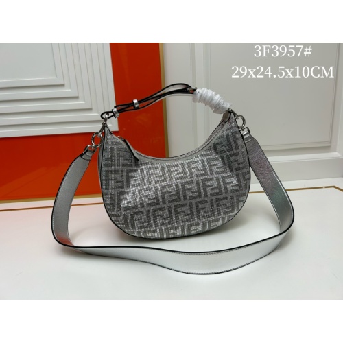 Replica Fendi AAA Quality Messenger Bags For Women #1246714 $140.00 USD for Wholesale