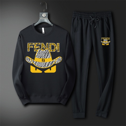 Wholesale Fendi Tracksuits Long Sleeved For Men #1246722 $72.00 USD, Wholesale Quality Replica Fendi Tracksuits