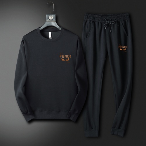 Wholesale Fendi Tracksuits Long Sleeved For Men #1246727 $72.00 USD, Wholesale Quality Replica Fendi Tracksuits