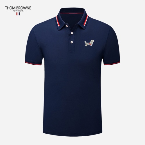 Wholesale Thom Browne TB T-Shirts Short Sleeved For Men #1246816 $29.00 USD, Wholesale Quality Replica Thom Browne TB T-Shirts