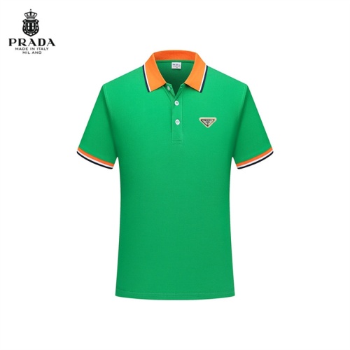 Wholesale Prada T-Shirts Short Sleeved For Men #1247016 $29.00 USD, Wholesale Quality Replica Prada T-Shirts