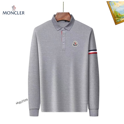 Wholesale Moncler T-Shirts Long Sleeved For Men #1247036 $40.00 USD, Wholesale Quality Replica Moncler T-Shirts