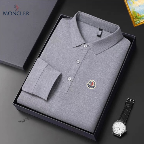 Replica Moncler T-Shirts Long Sleeved For Men #1247036 $40.00 USD for Wholesale