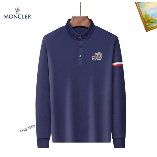 Wholesale Moncler T-Shirts Long Sleeved For Men #1247042 $40.00 USD, Wholesale Quality Replica Moncler T-Shirts