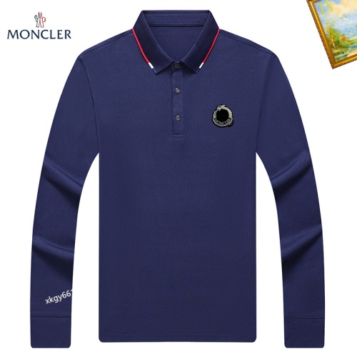 Wholesale Moncler T-Shirts Long Sleeved For Men #1247094 $40.00 USD, Wholesale Quality Replica Moncler T-Shirts