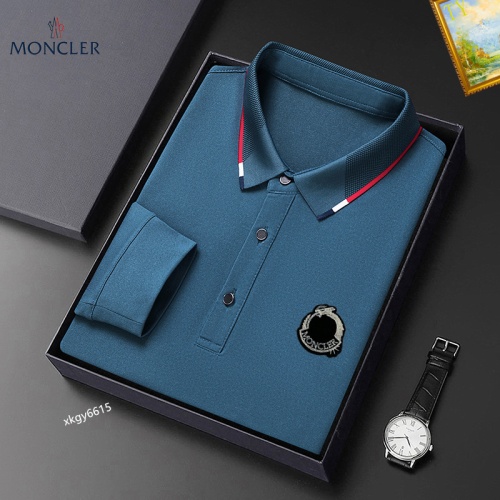 Wholesale Moncler T-Shirts Long Sleeved For Men #1247095 $40.00 USD, Wholesale Quality Replica Moncler T-Shirts