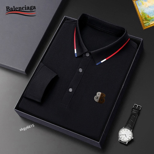 Wholesale Balenciaga T-Shirts Long Sleeved For Men #1247122 $40.00 USD, Wholesale Quality Replica Balenciaga T-Shirts