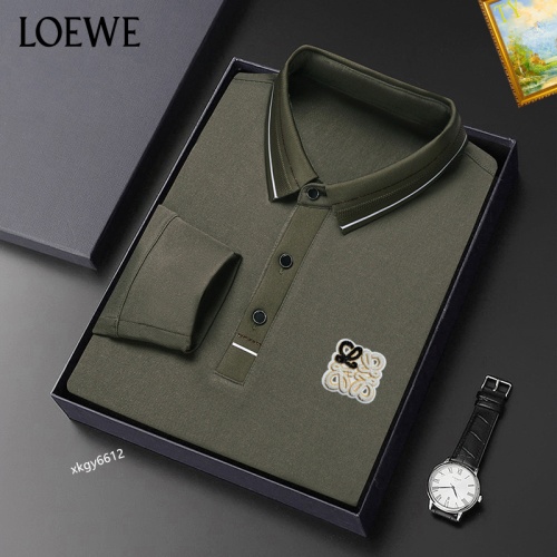 Wholesale LOEWE T-Shirts Long Sleeved For Men #1247141 $40.00 USD, Wholesale Quality Replica LOEWE T-Shirts