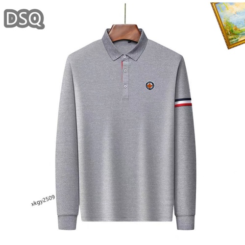 Wholesale Dsquared T-Shirts Long Sleeved For Men #1247185 $40.00 USD, Wholesale Quality Replica Dsquared T-Shirts