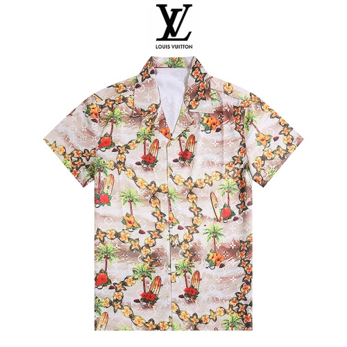 Wholesale Louis Vuitton LV Shirts Short Sleeved For Men #1247191 $36.00 USD, Wholesale Quality Replica Louis Vuitton LV Shirts