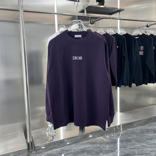 Wholesale Christian Dior T-Shirts Long Sleeved For Unisex #1247345 $56.00 USD, Wholesale Quality Replica Christian Dior T-Shirts