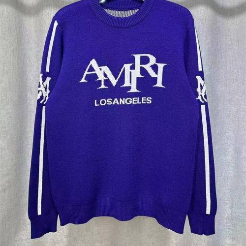 Wholesale Amiri Sweaters Long Sleeved For Unisex #1247416 $52.00 USD, Wholesale Quality Replica Amiri Sweaters