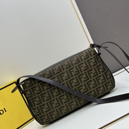 Replica Fendi AAA Quality Messenger Bags For Women #1247456 $88.00 USD for Wholesale