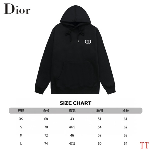 Replica Christian Dior Hoodies Long Sleeved For Unisex #1247500 $64.00 USD for Wholesale