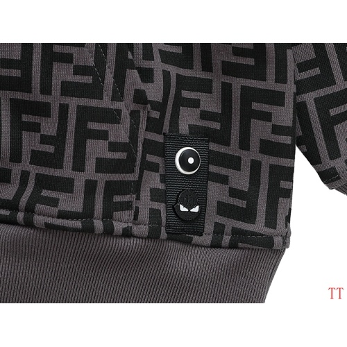 Replica Fendi Hoodies Long Sleeved For Unisex #1247514 $64.00 USD for Wholesale