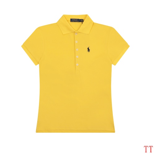 Wholesale Ralph Lauren Polo T-Shirts Short Sleeved For Women #1247604 $38.00 USD, Wholesale Quality Replica Ralph Lauren Polo T-Shirts