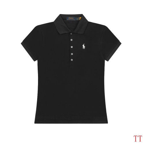 Wholesale Ralph Lauren Polo T-Shirts Short Sleeved For Women #1247611 $38.00 USD, Wholesale Quality Replica Ralph Lauren Polo T-Shirts