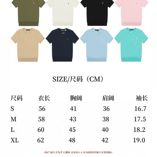 Replica Ralph Lauren Polo T-Shirts Short Sleeved For Women #1247617 $39.00 USD for Wholesale