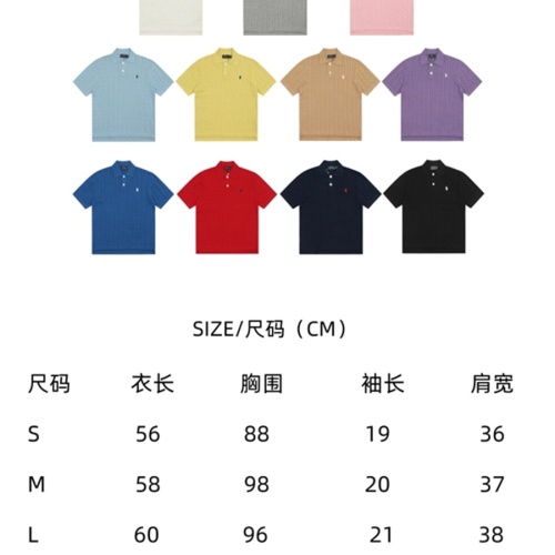 Replica Ralph Lauren Polo T-Shirts Short Sleeved For Women #1247631 $42.00 USD for Wholesale