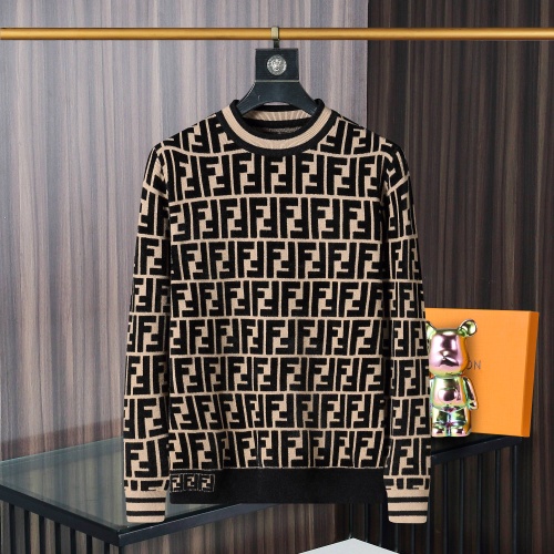 Wholesale Fendi Sweaters Long Sleeved For Men #1247723 $48.00 USD, Wholesale Quality Replica Fendi Sweaters