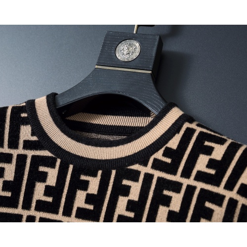 Replica Fendi Sweaters Long Sleeved For Men #1247723 $48.00 USD for Wholesale