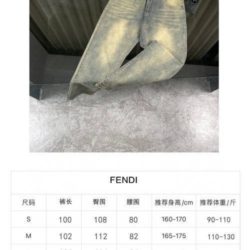 Replica Fendi Jeans For Unisex #1247776 $52.00 USD for Wholesale