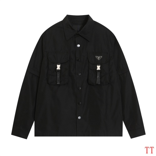 Wholesale Prada Jackets Long Sleeved For Men #1247798 $76.00 USD, Wholesale Quality Replica Prada Jackets