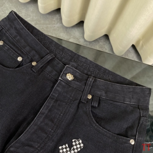 Replica Chrome Hearts Jeans For Unisex #1247819 $72.00 USD for Wholesale