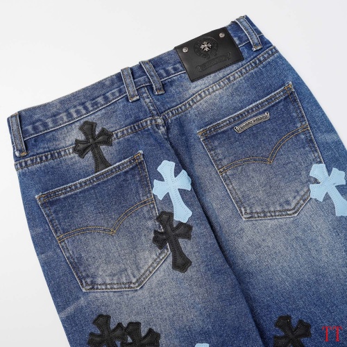 Replica Chrome Hearts Jeans For Men #1247845 $56.00 USD for Wholesale